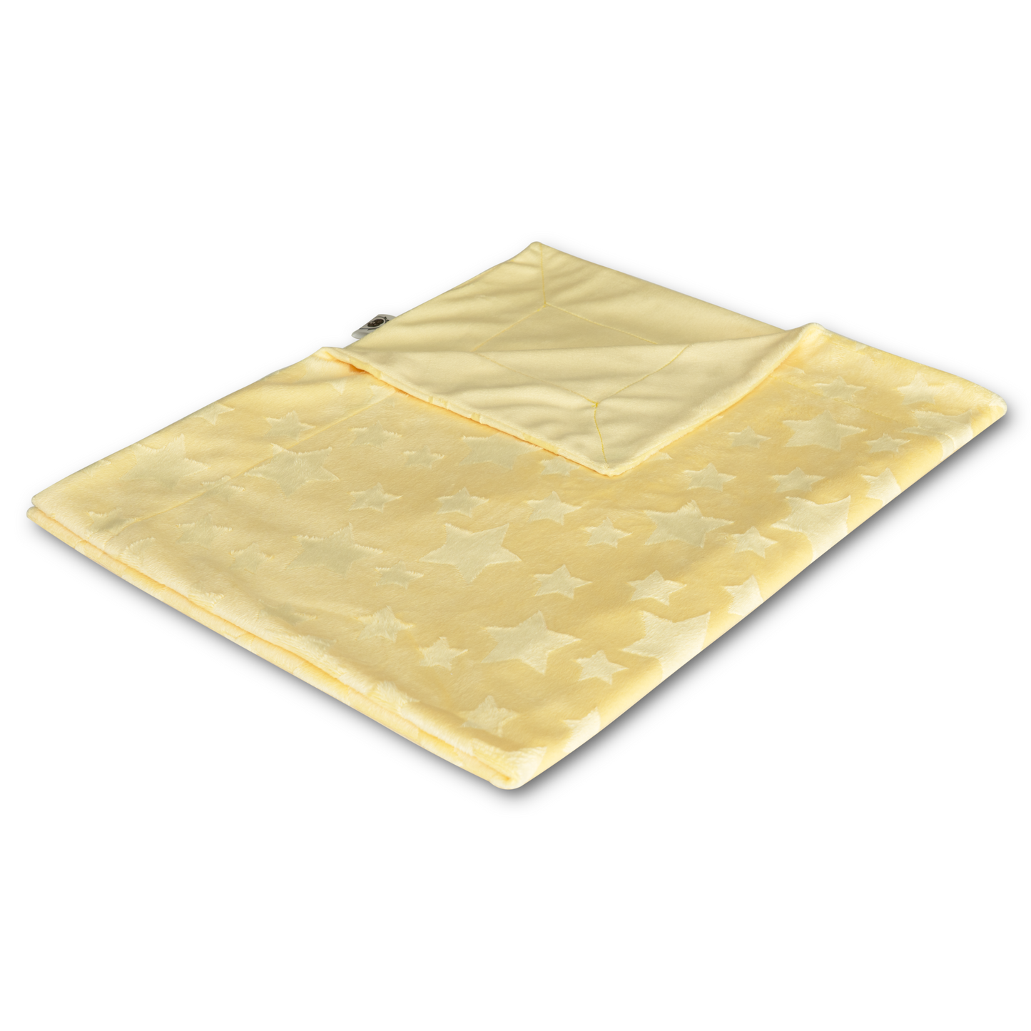 Lemon star-patterned pet blanket