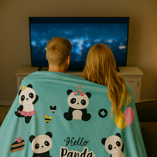 Panda Travel Blanket