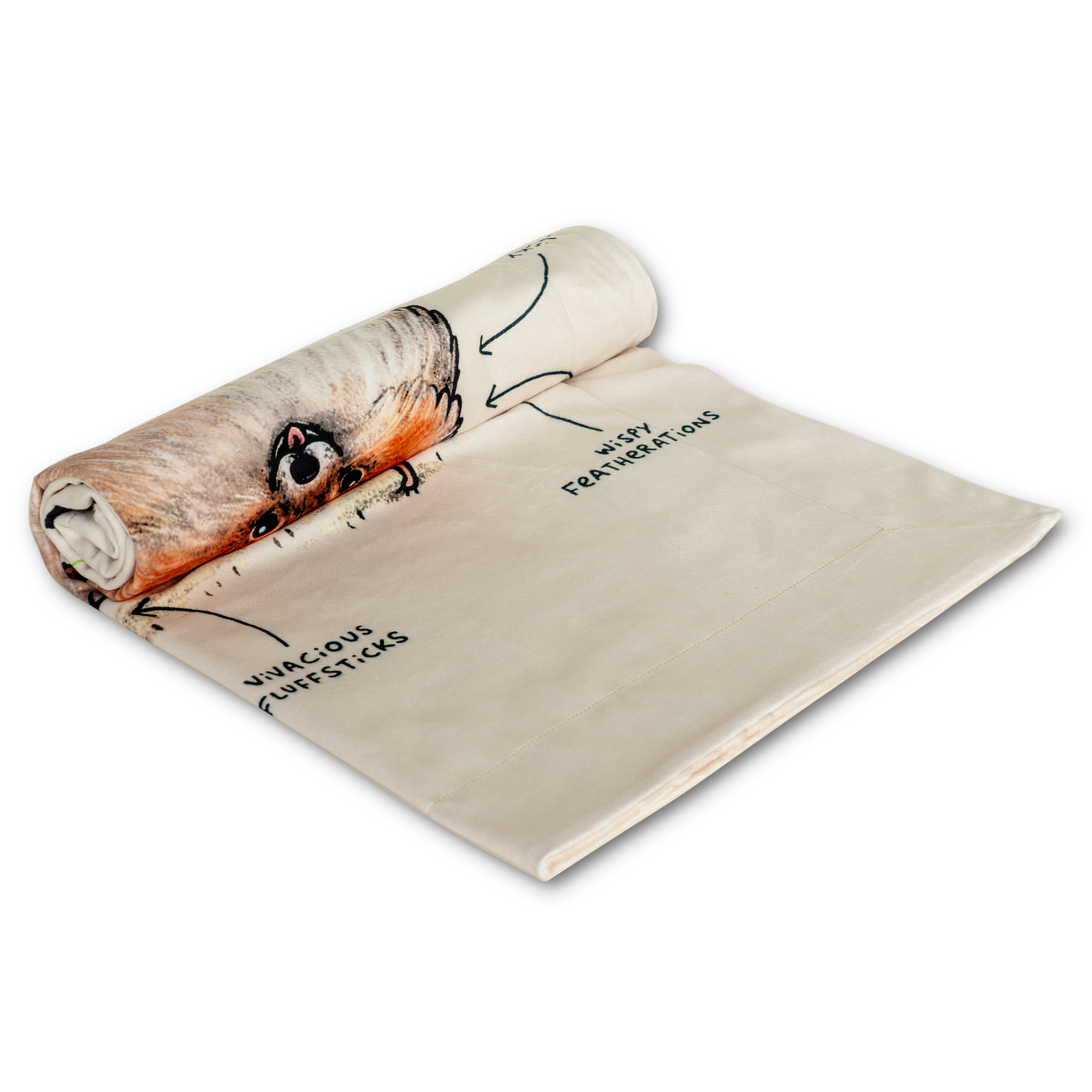 Pomeranian Pet Design Blanket