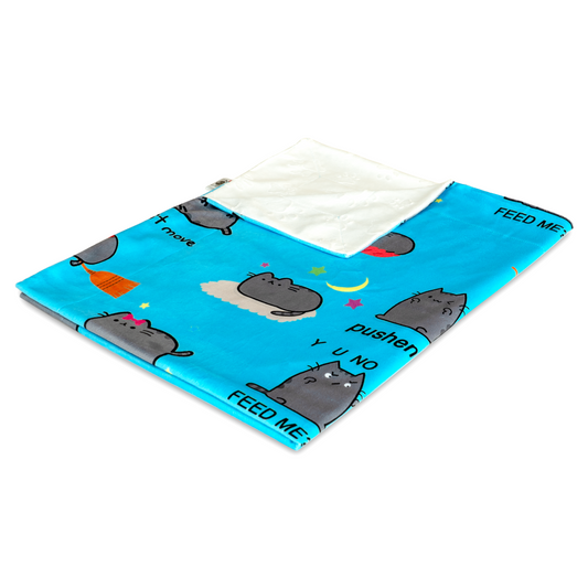 Burrito Pet Blanket - Blue Color