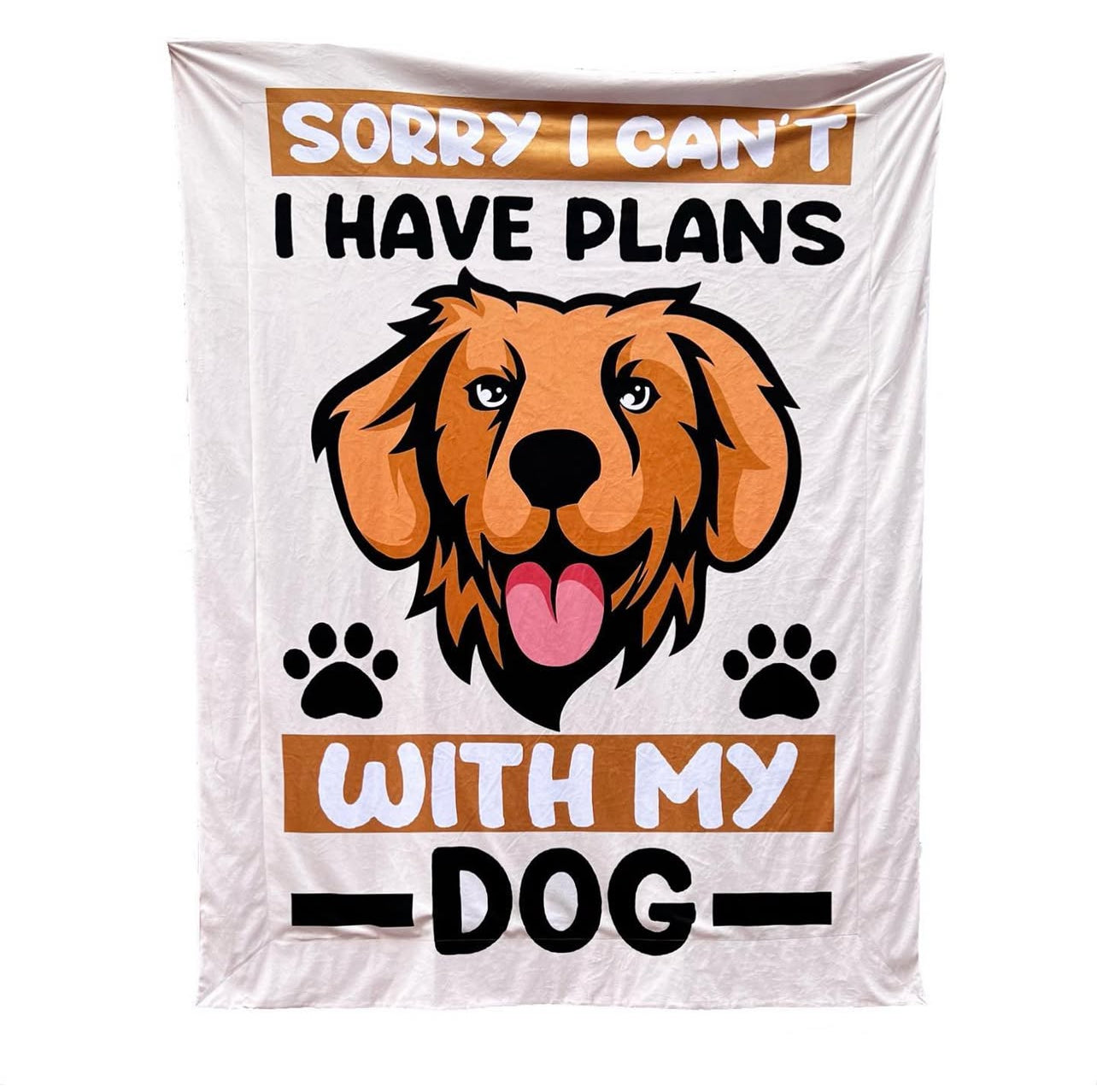 Golden Travel Blanket – Large Twin Size