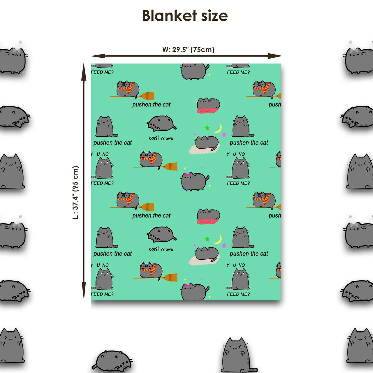 Burrito Pet Blanket Green Color – Candypets Corporation
