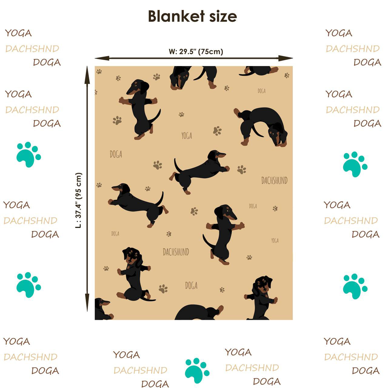 Dachshund Pet Blanket