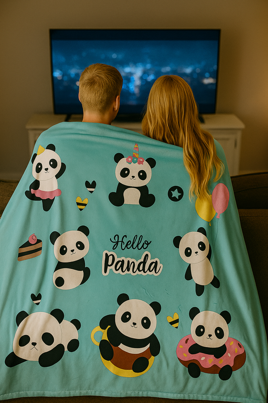 Panda Travel Blanket