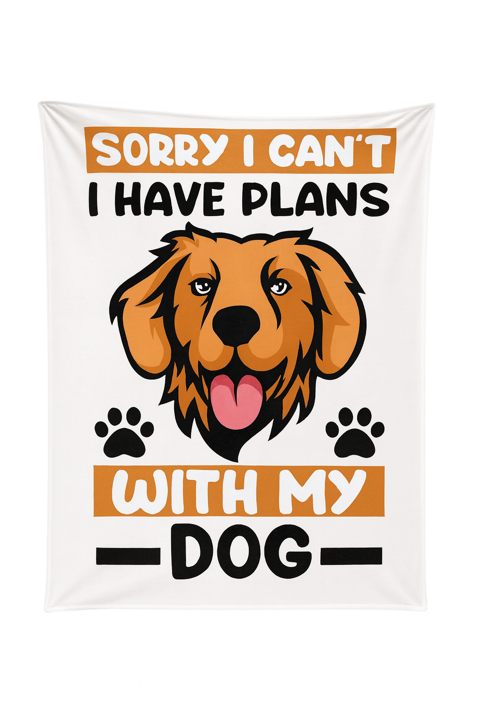 Golden Travel Blanket – Large Twin Size