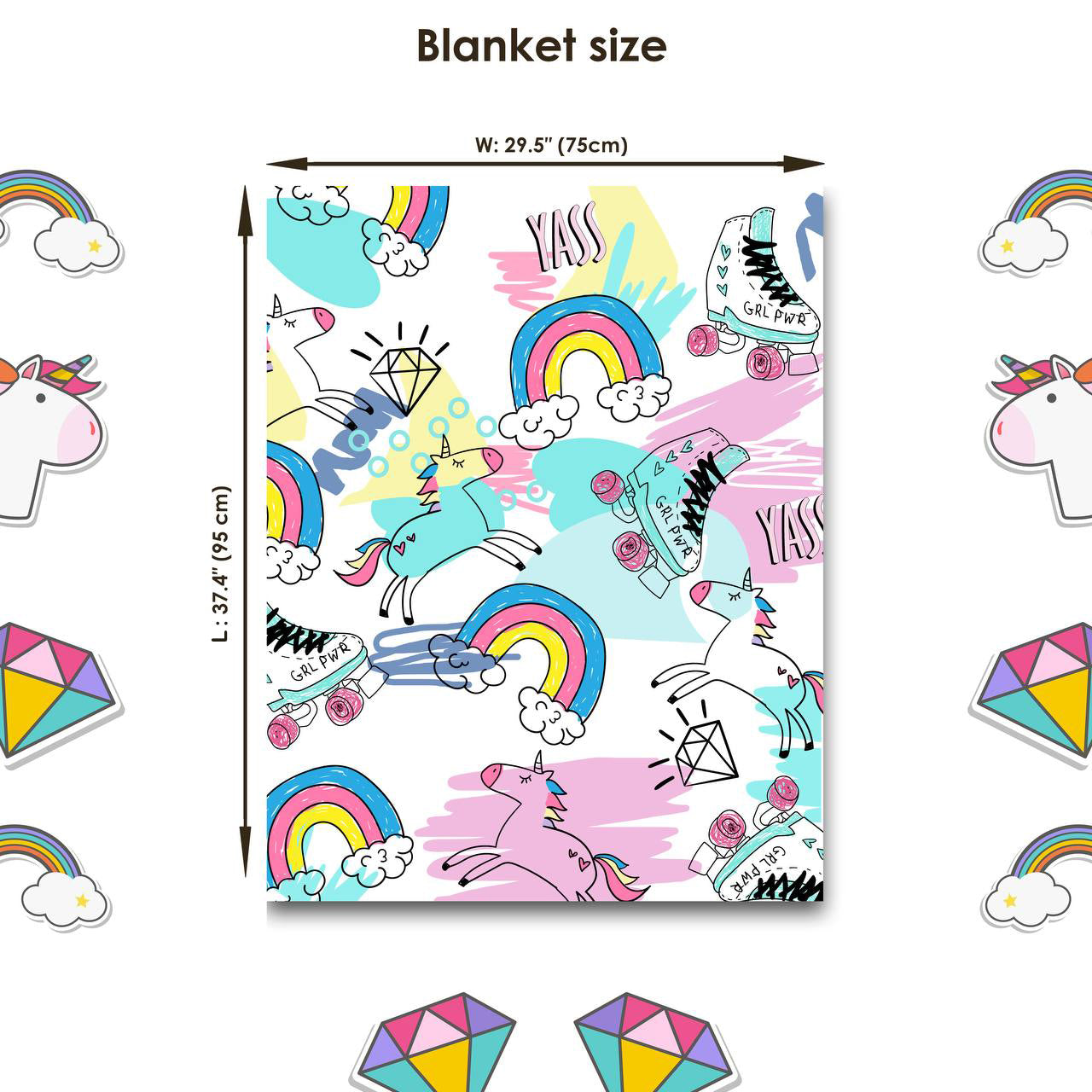 Unicorn Pet Blanket